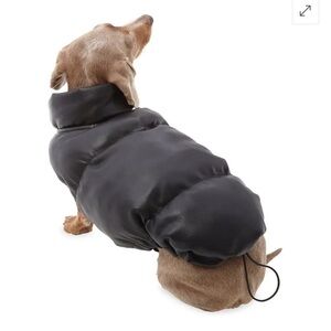 Apparis Harley Jemma Dog Puffer Jacket Noir, Size Small